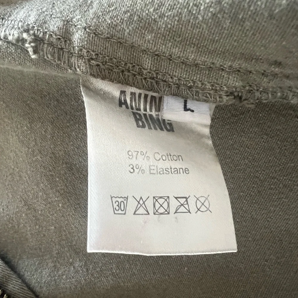 Anine Bing Stretch Cotton Army Jacket Size L - Picture 10 of 11